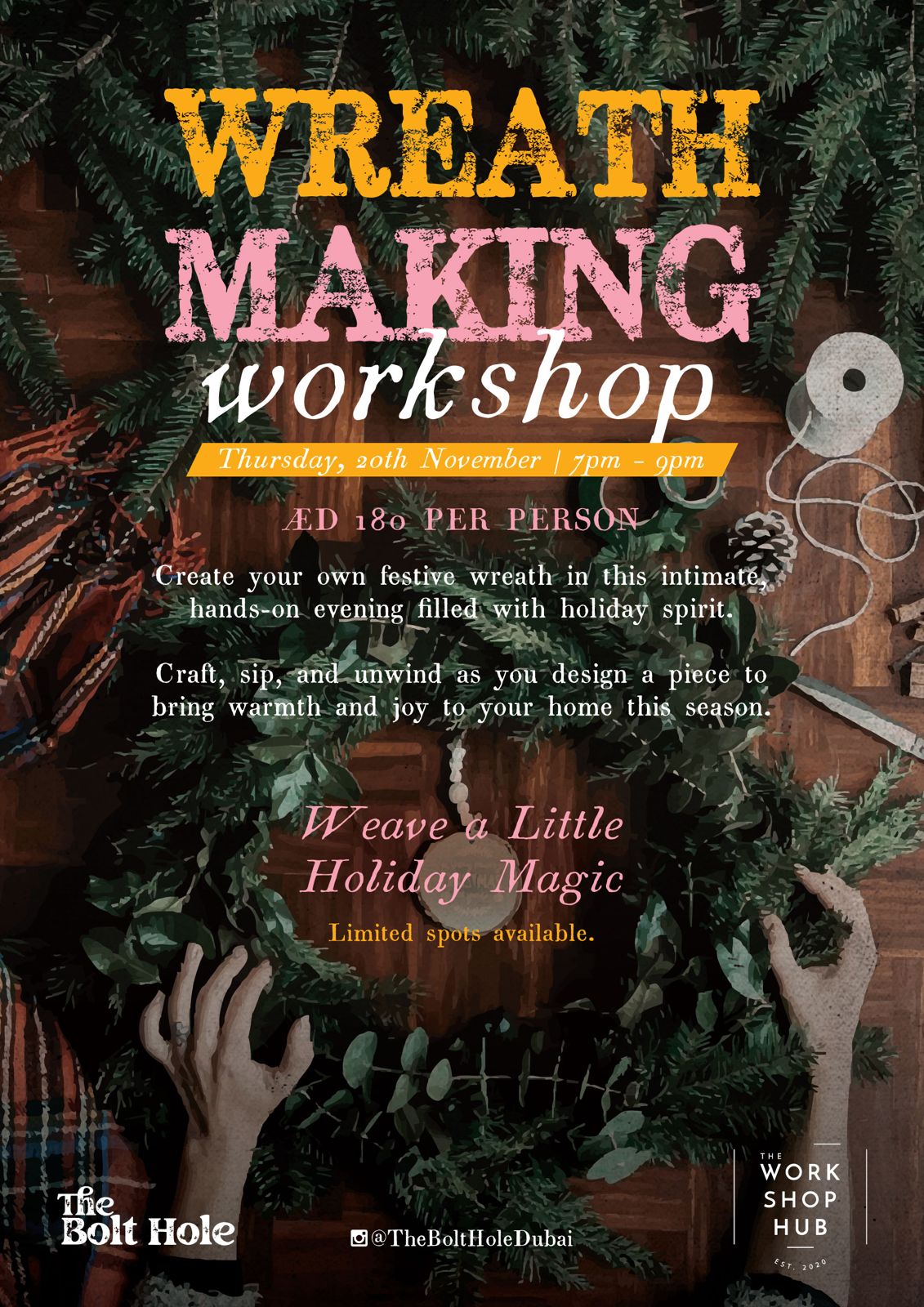 Wreath Making at TBH - 20 Nov